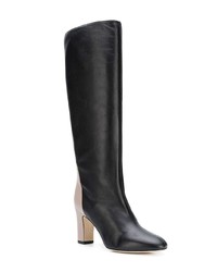 Gia Couture Contrast Heel Boots