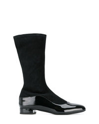 Giorgio Armani Contrast Panel Boots