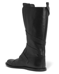 Ann Demeulemeester D Leather Knee Boots