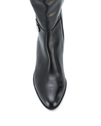 Emporio Armani Equestrian Style Boots