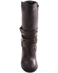 Kensie Hudson Belted Boots Mid Calf