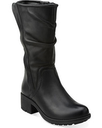 Clarks Mansi Juniper Black Leather Boots