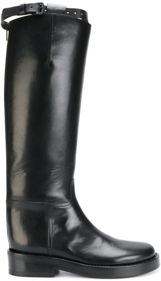 Ann Demeulemeester Mid Calf Length Boots, $1,324 | farfetch.com | Lookastic