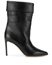 Francesco Russo Pointed High Heel Ankle Boots