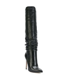 Gianni Renzi Ruched Detail Mid Calf Boots