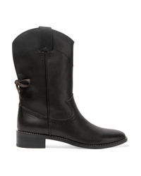 See by Chloe Salvador Leather Ankle Boots