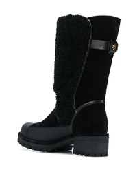 Tory Burch Shearling Mid Ankle Boots