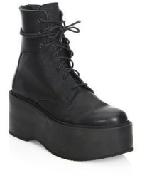 Ld Tuttle The Plunge Leather Mid Calf Platform Boots
