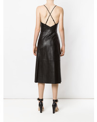 Nk Leather Midi Dress