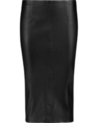 Iris and Ink Annabelle Stretch Leather Pencil Skirt