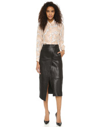 Veda Crosby Leather Skirt