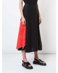 Yohji Yamamoto Straight Fit Midi Skirt