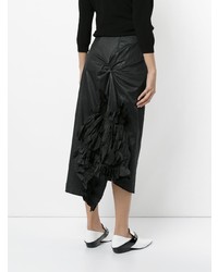 Comme Des Garçons Vintage Tonal Pattern Gathered Skirt