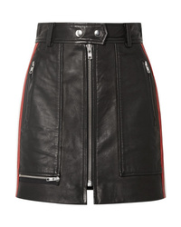 Isabel Marant Etoile Alynne Striped Leather Mini Skirt