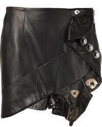 Anthony Vaccarello Metal Pieces Mini Skirt