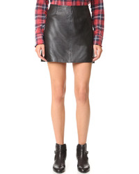 BB Dakota Brucie Leather Miniskirt