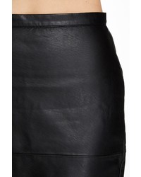 French Connection Fast Jet Athena Faux Leather Skirt