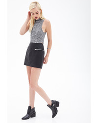 Forever 21 Faux Leather Mini Skirt