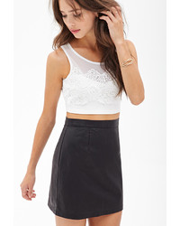 Forever 21 Faux Leather Mini Skirt