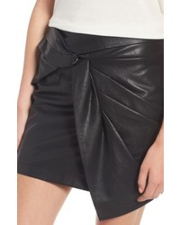 Ella Moss Faux Leather Miniskirt