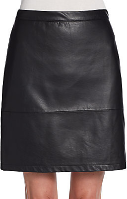 French Connection Athena Faux Leather Skirt, $148 | Off 5th | Lookastic