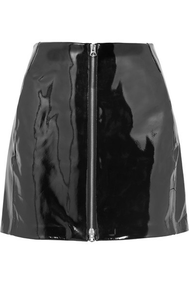 Rag & Bone Heidi Patent Leather Mini Skirt, $595 | NET-A-PORTER.COM ...