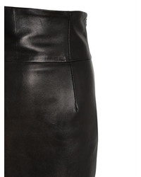 Alexandre Vauthier High Waist Nappa Leather Mini Skirt