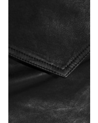 Isabel Marant Hutt Leather Wrap Mini Skirt