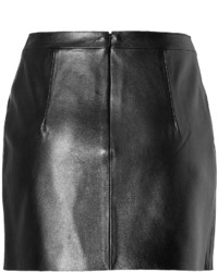 J.W.Anderson Jw Anderson Leather Mini Skirt In Black
