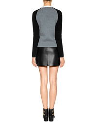 J.W.Anderson Jw Anderson Leather Mini Skirt In Black