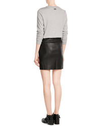 Karl Lagerfeld Leather Mini Skirt