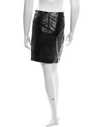 Ann Demeulemeester Leather Mini Skirt