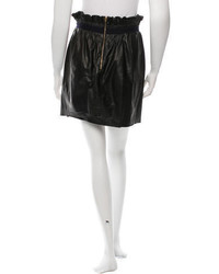 A.L.C. Leather Mini Skirt