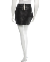 IRO Leather Mini Skirt