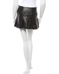 Givenchy Leather Mini Skirt