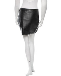 Maje Leather Mini Skirt W Tags