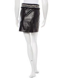 Chanel Leather Mini Skirt W Tags