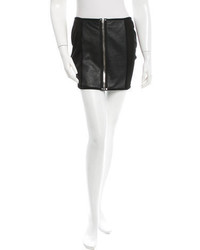 Anthony Vaccarello Leather Mini Skirt W Tags