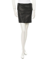 Theory Leather Skirt