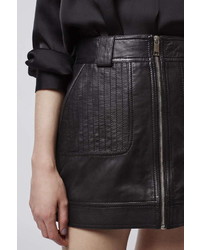 Leather Uber Mini Skirt