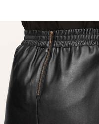 LOFT Petite Faux Leather Mini Skirt