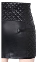 PIERRE BALMAIN Quilted Nappa Leather Skirt