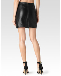 Paige Rayleigh Skirt Black Leather
