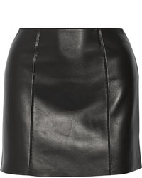 Alexander Wang T By Bonded Leather Mini Skirt