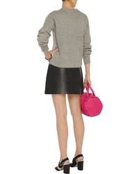 Alexander Wang T By Wrap Effect Leather Skirt