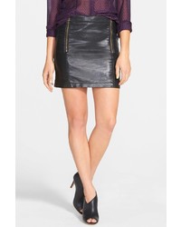 Vince Camuto Two By Faux Leather Miniskirt