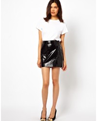 Urbancode Patent Leather Mini Skirt