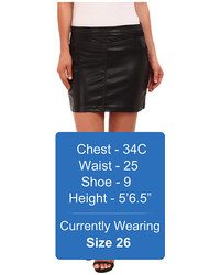 Blank NYC Vegan Leather Mini Skirt