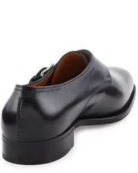 John Lobb Ashill Single Monk Leather Shoe Black