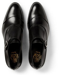 Mr. Hare Bird Leather Monk Strap Shoes